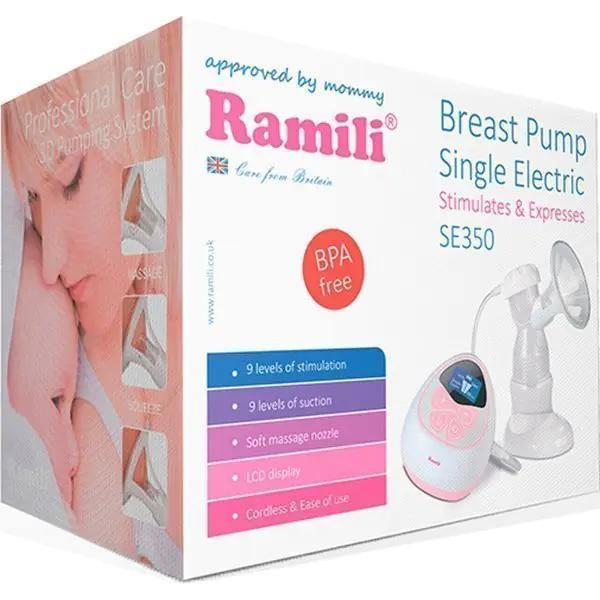 Двухфазный электрический молокоотсос Ramili SE350 — как выглядит в жизни