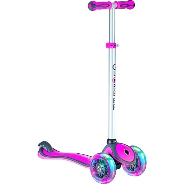 Трехколесный самокат Y-Scoo Globber Primo Plus 442 с 3 светящимися колесами фото 2