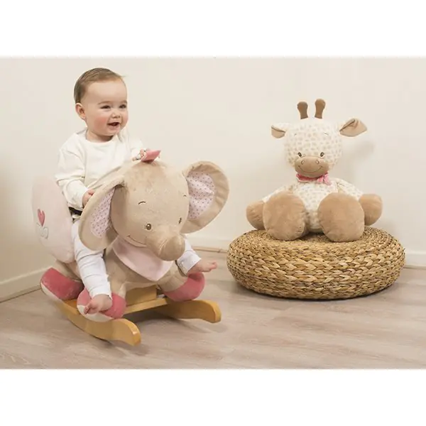 Мягкие игрушки малые Nattou Doudou Charlotte & Rose Жираф и Слоник 655118, 655101 фото 3