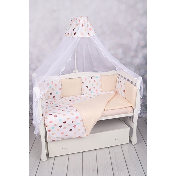 Комплект постели WB Premium в кроватку AmaroBaby Эскимо, 18 предметов фото 1