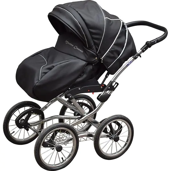 Детская коляска Maxima Classic 2 в 1, эко-кожа фото 1