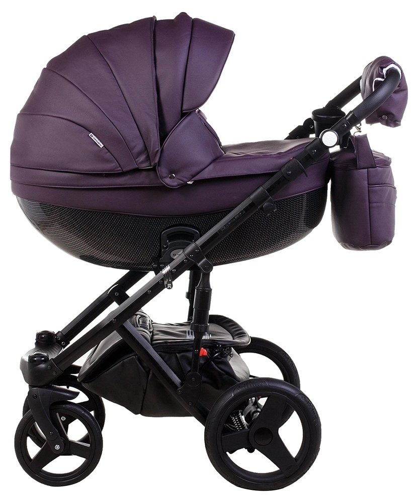 Детская коляска BeBe-Mobile Biagio S 3 в 1, эко-кожа - Фото