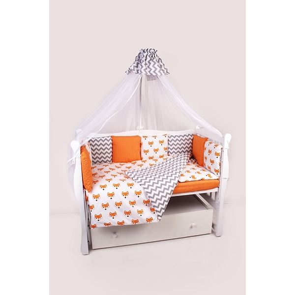 Комплект Premium в кроватку AmaroBaby Lucky, 19 предметов (7+12 бортиков), поплин/бязь фото 1