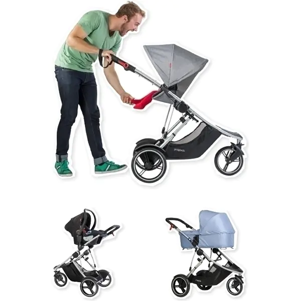 Детская прогулочная коляска Phil and Teds Dash, с рождения фото 3