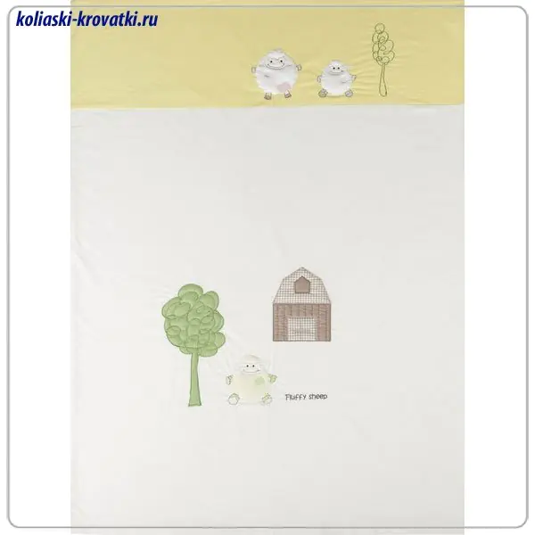 Комплект постельного белья Kidboo Fluffy Sheep 6 предметов фото 1