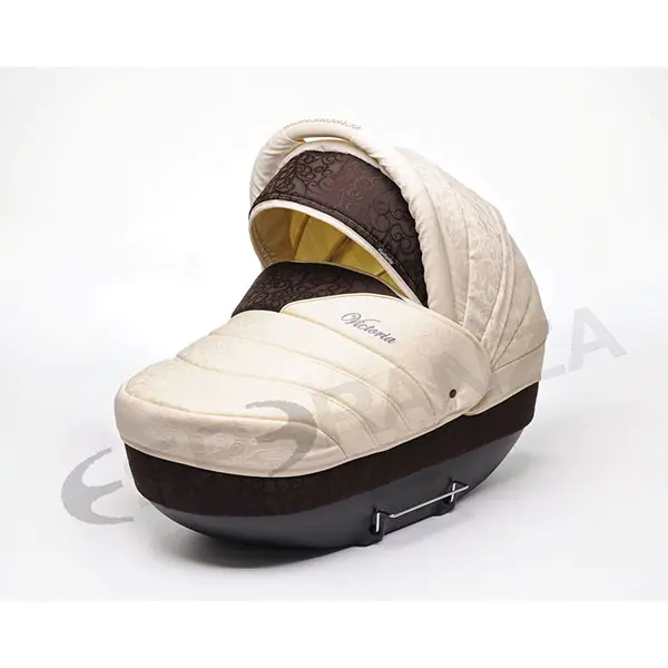 Детская коляска Esperanza Victoria Prestige 2 в 1 Цвет рамы - Бежевый - Маленькие колеса фото 1