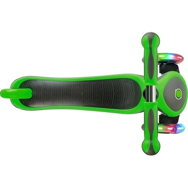 Трехколесный самокат Y-Scoo Globber Primo Plus Titanium 442 с 3 светящимися колесами фото 4