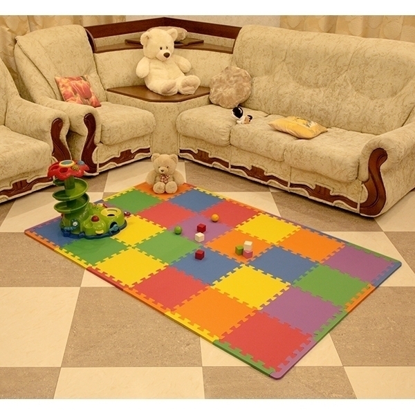 Игровой коврик-пазл Funkids 12" Симпл-12 KB-049, 4 плиты фото 3