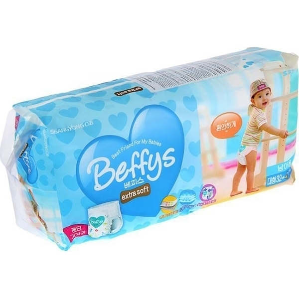 Трусики-подгузники для мальчиков Beffy's L, 10-14 кг, 36 штук фото 1