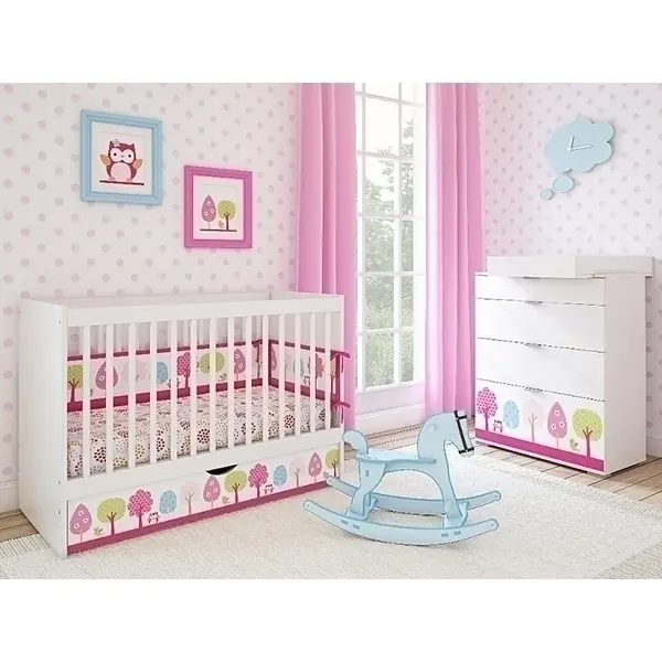 Кроватка для новорожденных Shapito by Giovanni, 120 x 60 см, ящик фото 3