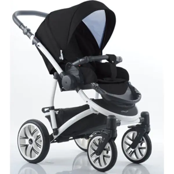 Детская коляска Bebetto Silvia 2 в 1 цвет рамы Black фото 7