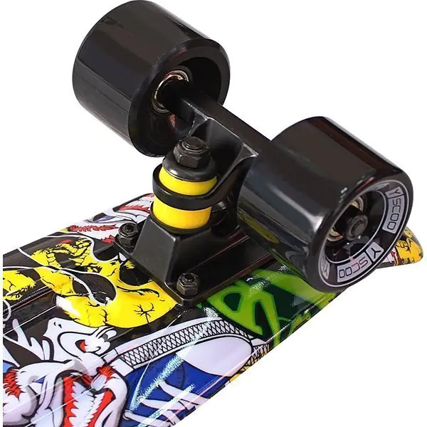 Скейтборд RT Y-Scoo Fishskateboard Print 22" с сумкой арт. 401G, 56,6х15 фото 3