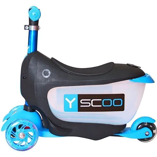 Каталка-самокат 3 в 1 Y-Scoo Mini Jump&Go фото 5