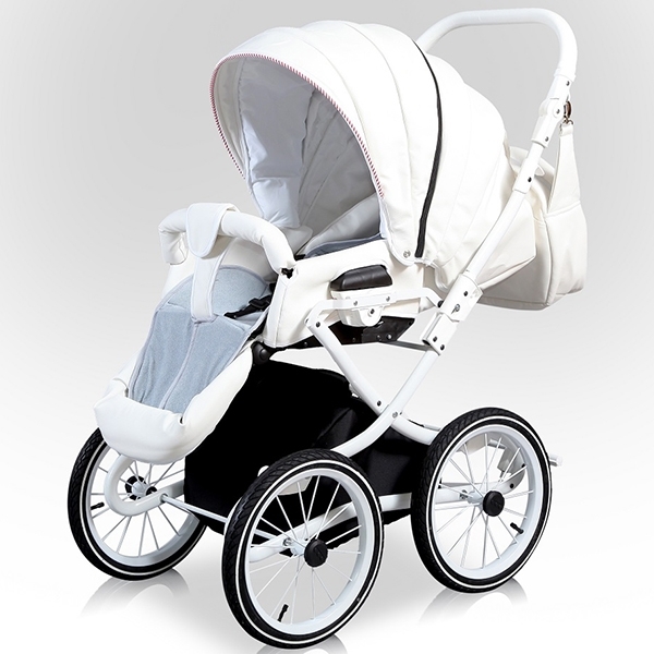 Детская коляска Street Racer Campania Eco 2 в 1, эко-кожа фото 11