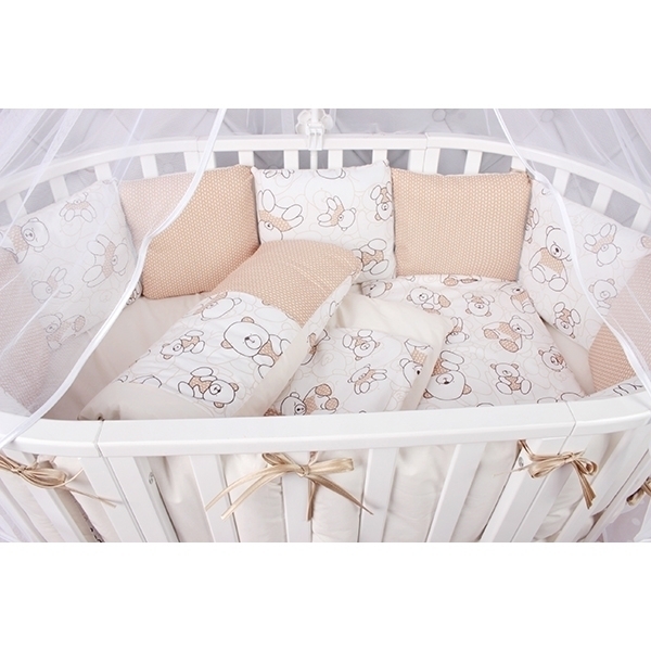 Универсальный комплект постели в кроватку AmaroBaby Триумф, 19 предметов фото 1
