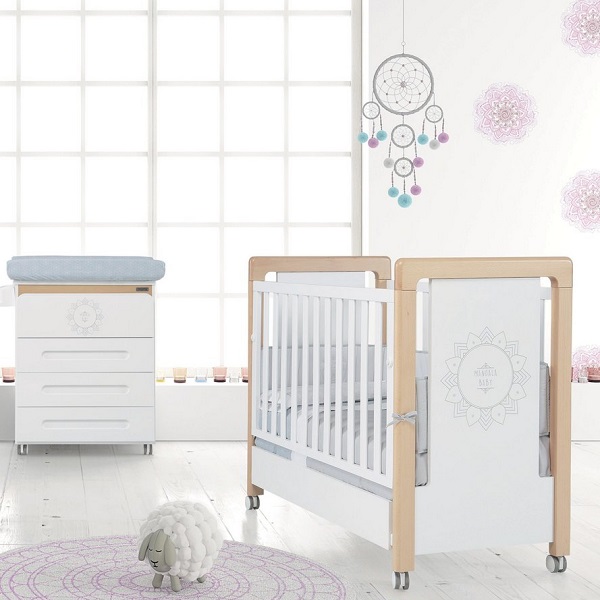 Детская кроватка Micuna Mandala Relax (Микуна Мандала Релакс) 120*60 white фото 2