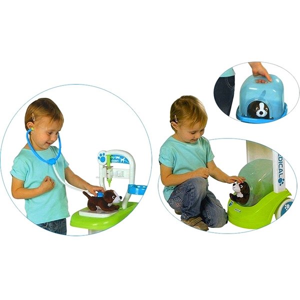 Тележка доктора-ветеринара Smoby + 8 аксессуаров арт. 24604 — как выглядит в жизни
