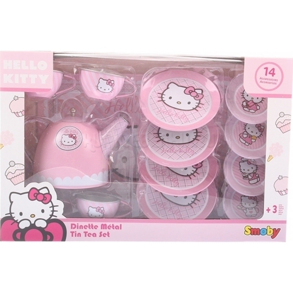 Набор металлической посудки Smoby Hello Kitty 24783, 14 предметов фото 3