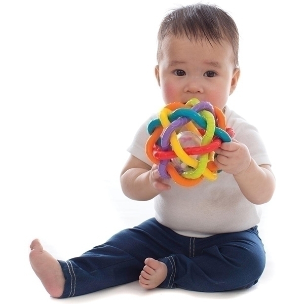 Игрушка-погремушка Playgro Шар 0184557 — как выглядит в жизни