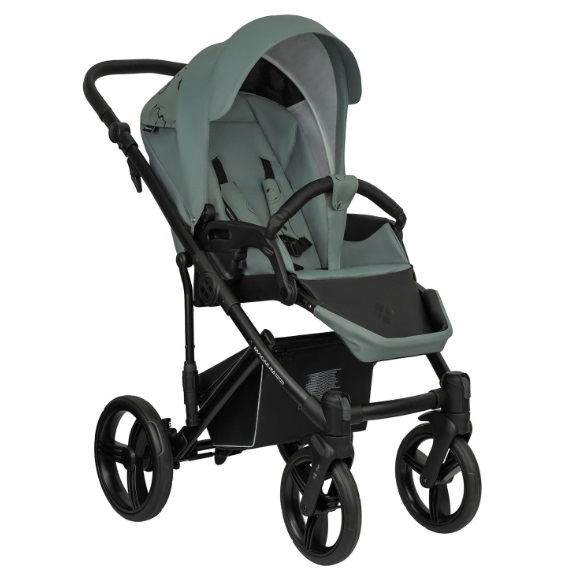 Детская коляска Bebetto Magnum Light Se 2 в 1 на черной раме фото 5