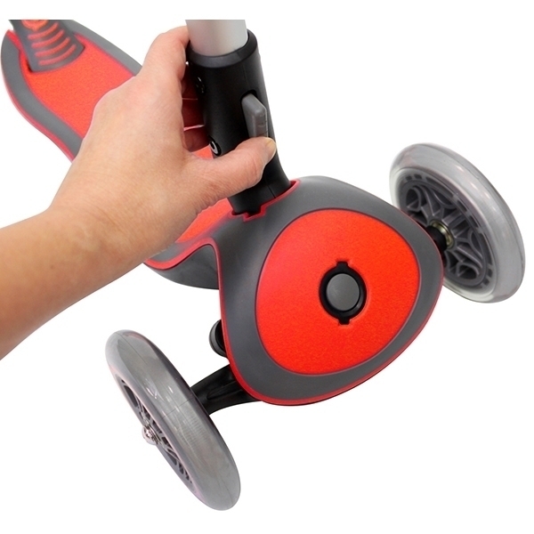 Трехколесный самокат Globber Elite F My Free Fold Up 448 со светящейся платформой фото 18