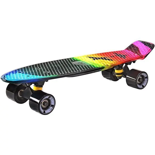 Скейтборд RT Y-Scoo Fishskateboard Print 22" с сумкой арт. 401G, 56,6х15 фото 13