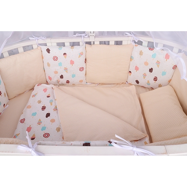 Комплект постели WB Premium в кроватку AmaroBaby Эскимо, 18 предметов фото 4