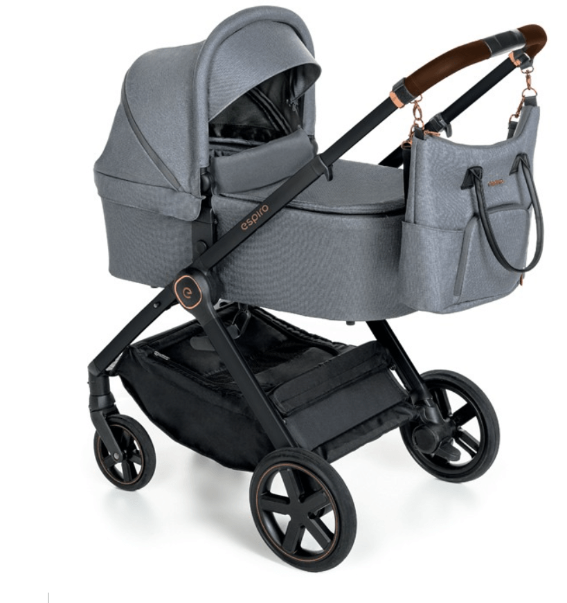 Детская коляска Espiro Only Black&Rose Gold 2 в 1 - Фото