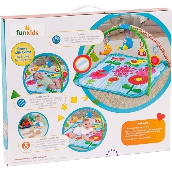 Развивающий коврик для новорожденного Funkids Cartoon Birds Gym 27285 фото 2