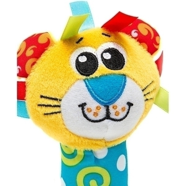 Погремушка Playgro Лев-пищалка 0183442 — как выглядит в жизни