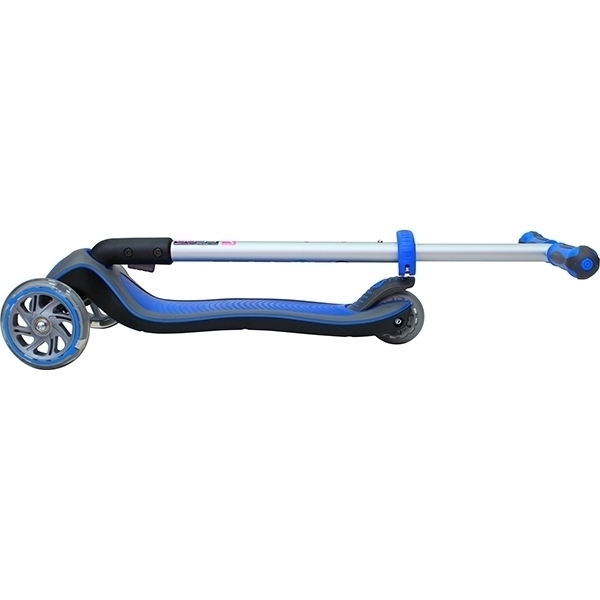 Трехколесный самокат Globber Elite FL My Free Fold Up 449 со светящимися колесами и платформой фото 13
