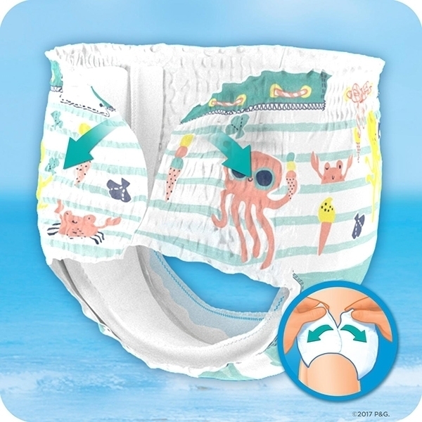 Детские трусики для плавания Pampers Splashers 3-4, 12 штук фото 3