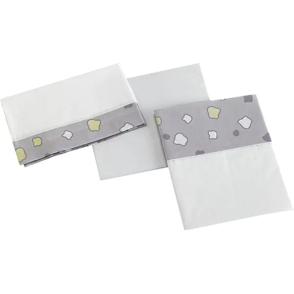 Сменный комплект белья Micuna Dinus Gris Микуна Динус Грис TX-821 в кроватку 120 х 60 см, 3 предмета фото 1
