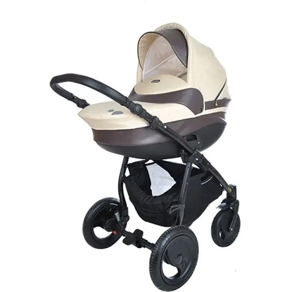 Детская коляска Tutis Galant 3 в 1, ткань+эко-кожа фото 5