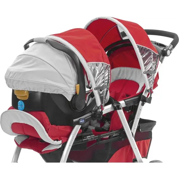 Детская прогулочная коляска для двойни Chicco Together Twin фото 4