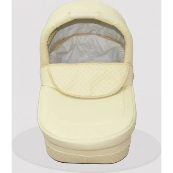 Детская коляска Esperanza Classic Leatherette 2 в 1 кожа Цвет рамы - Белая поворотная рама фото 9