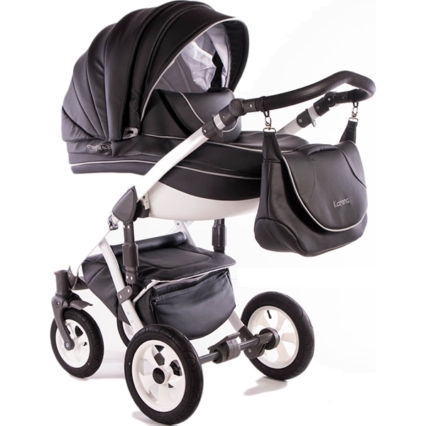Детская коляска Street Racer Karona Eco 3 в 1, эко-кожа - Фото