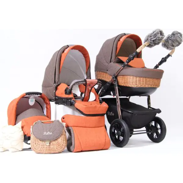 Детская коляска Car-Baby Retro Sport 3 в 1 фото 3