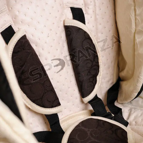 Детская коляска Esperanza Victoria Prestige 2 в 1 Цвет рамы - Бежевый - Маленькие колеса фото 12