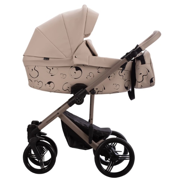Детская коляска Bebetto Magnum Light SE Pro 2 в 1 на бежевой раме фото 1