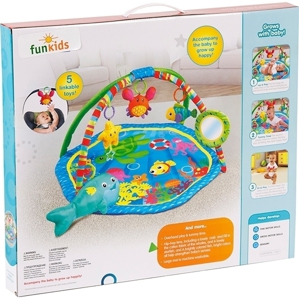 Развивающий коврик для новорожденного Funkids Ocean Activity Gym 27284 фото 2