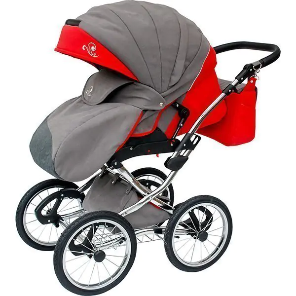 Детская коляска Maxima Brilliance 3 в 1, стразы или вышивка фото 4