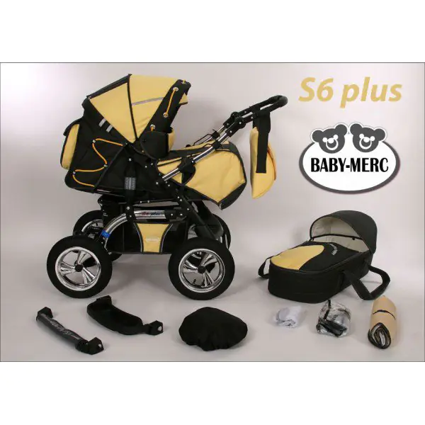 Детская коляска Baby-Merc S6 plus 2 в 1 фото 1