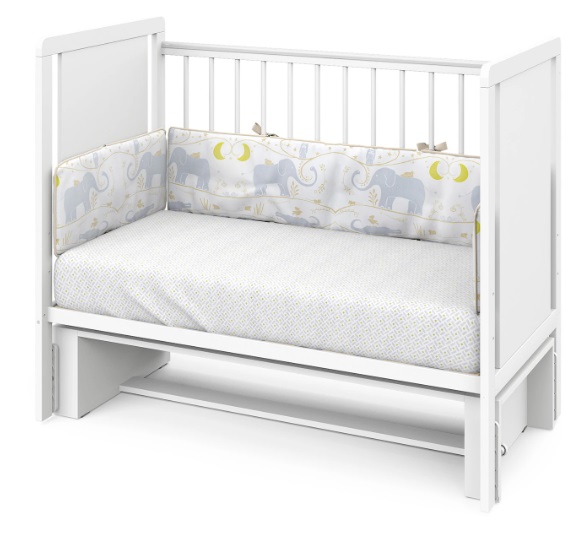 Детская кроватка Indigo Classic с маятником фото 2