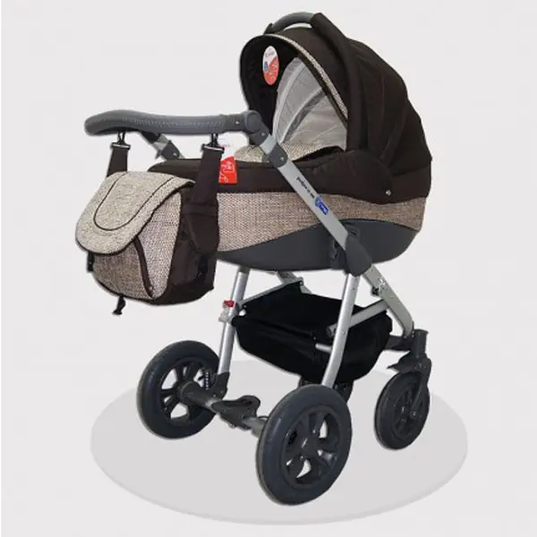 Детская коляска Adamex Pajero Alu Len Eco 2 в 1 фото 7