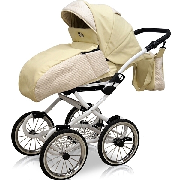Детская коляска Nastella Luxe Prestige Eco 3 в 1, эко-кожа фото 3