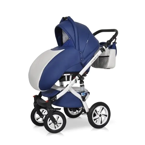 Детская коляска Caretto Riviera Vintage S 3 в 1, эко-кожа фото 6