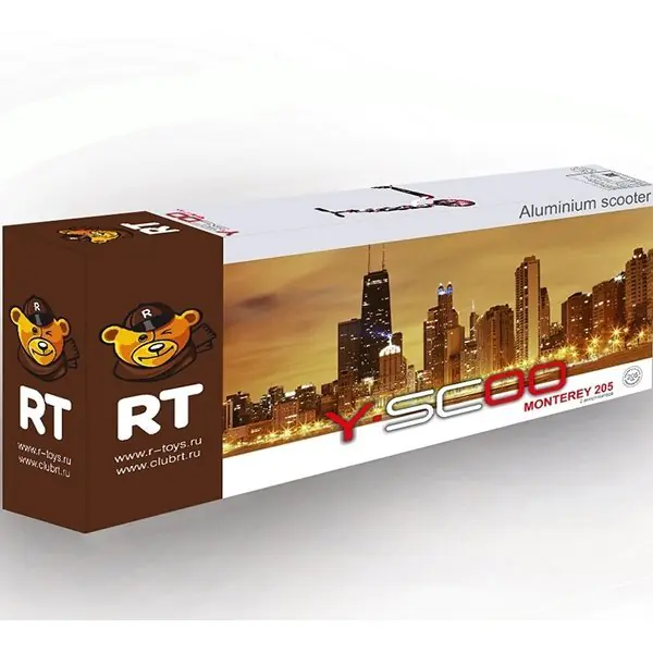Самокат Y-Scoo RT 205 Monterey с 2 амортизаторами фото 18