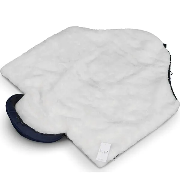 Конверт в детскую коляску Esspero Sleeping Bag White 100% шерсть фото 3