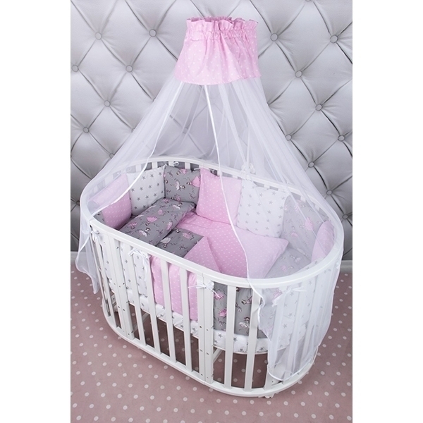 Универсальный комплект постели в кроватку AmaroBaby Мечта, 19 предметов фото 1